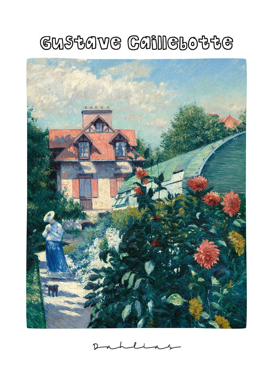 Gustave Caillebotte Dahlias Print